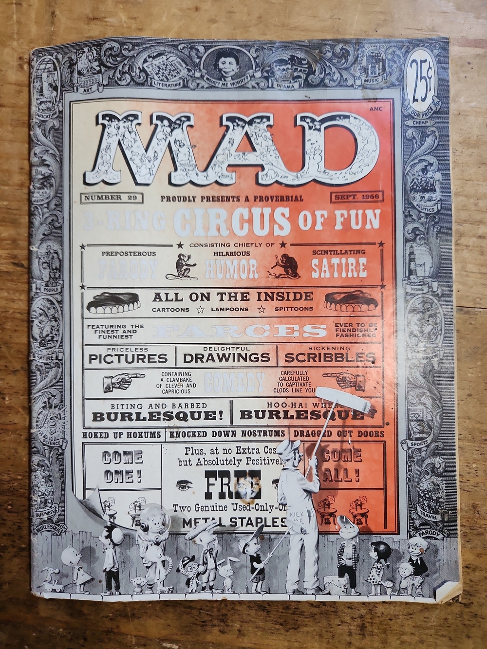 MAD Magazine Issue #29 (EC Comics September 1956), Barn Find Condition